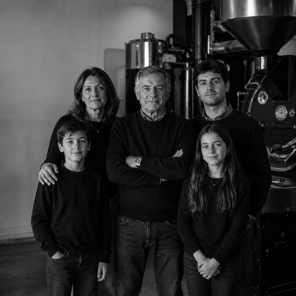 A founding family inside their roastery