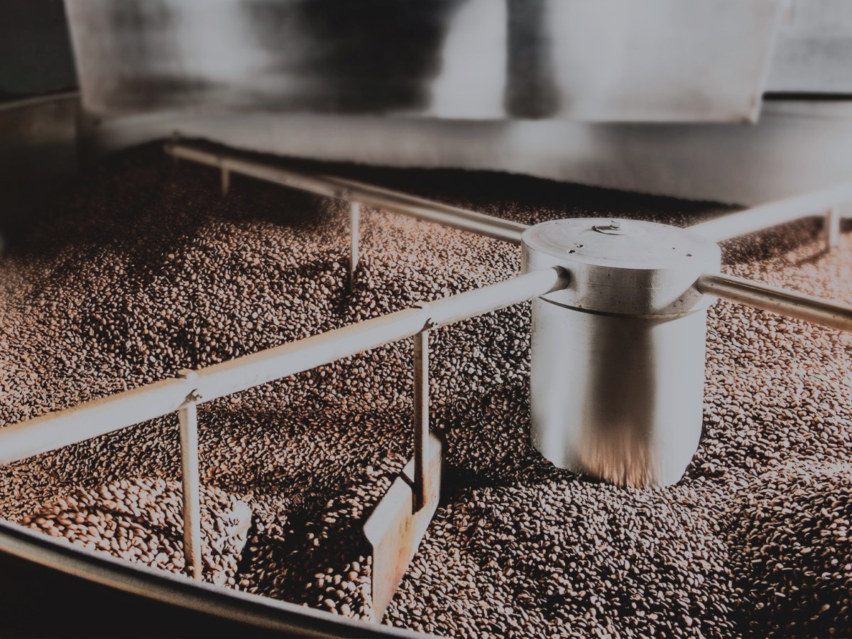Caffè Ottolina roasting drum